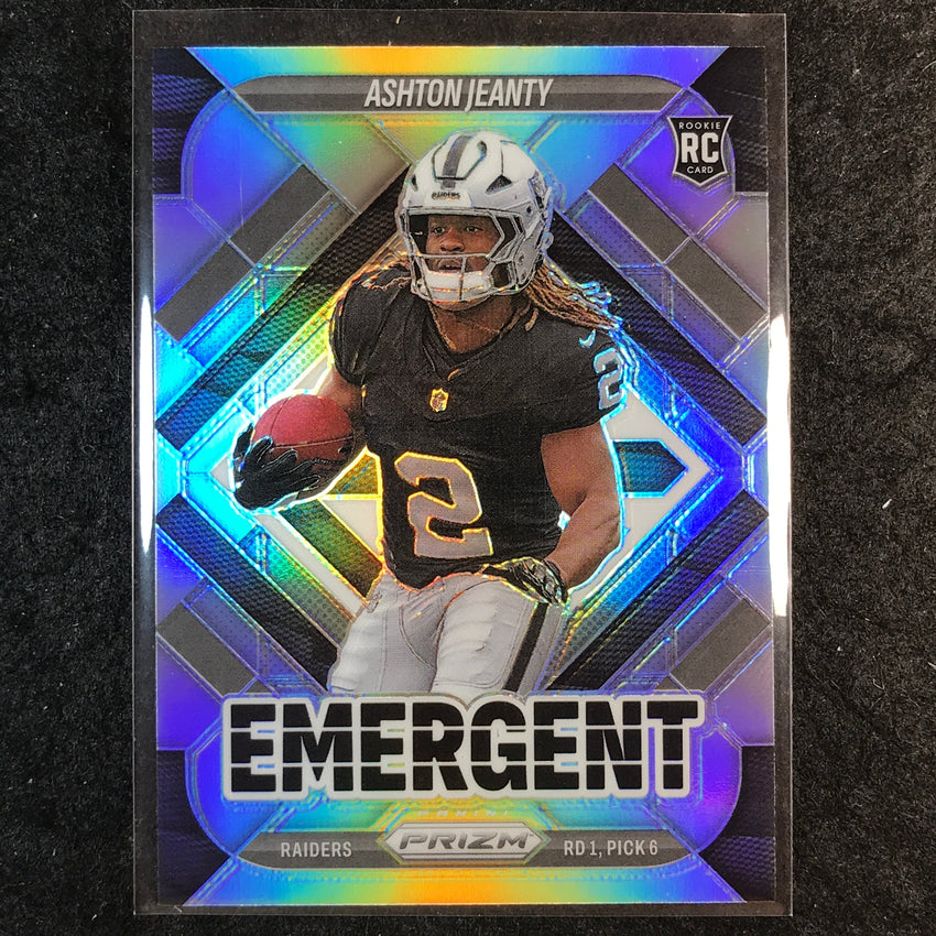 2025 Prizm Football ASHTON JEANTY Emergent Rookie Silver #10
