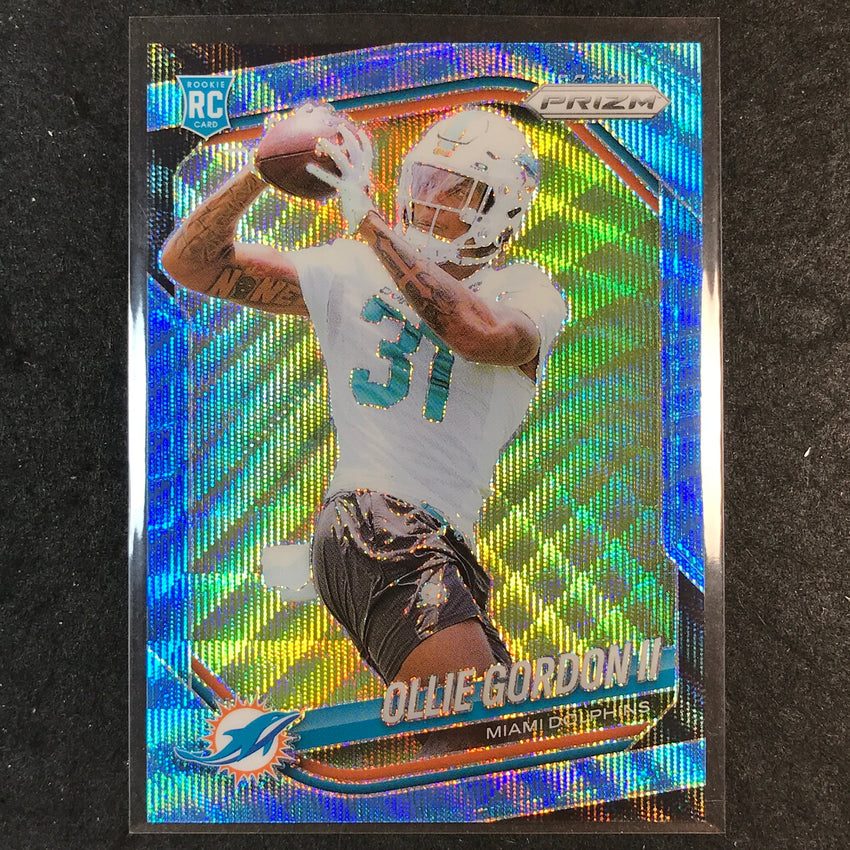 2025 Prizm Football OLLIE GORDON II Rookie Base Blue Wave /230 #333