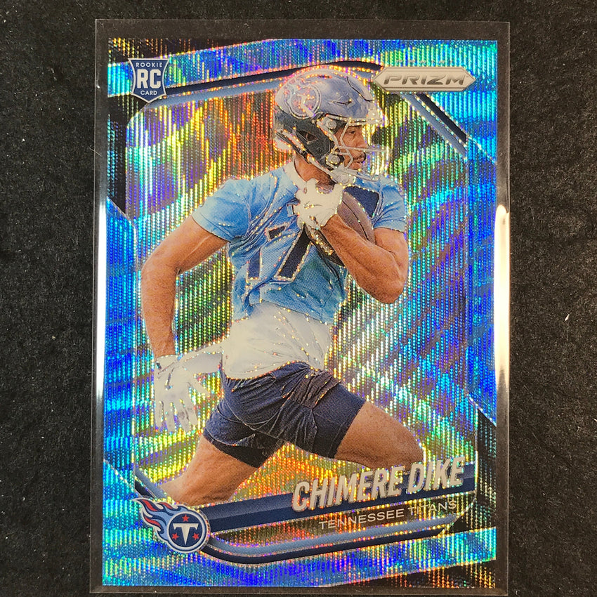 2025 Prizm Football CHIMERE DUKE Rookie Base Blue Wave /230 #396
