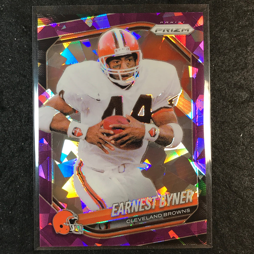 2025 Prizm Football EARNEST BYNER Base Purple Ice /225 #14