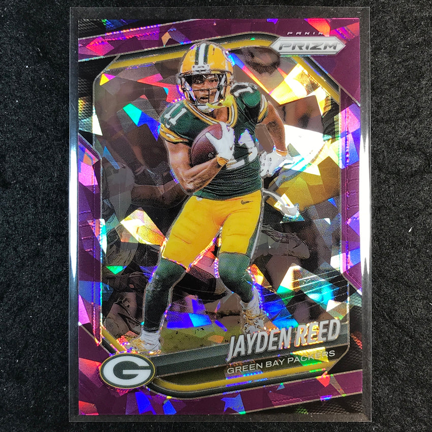 2025 Prizm Football JAYDEN REED Base Purple Ice /225 #25