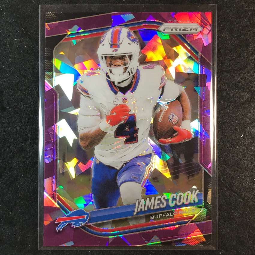 2025 Prizm Football JAMES COOK Base Purple Ice /225 #27