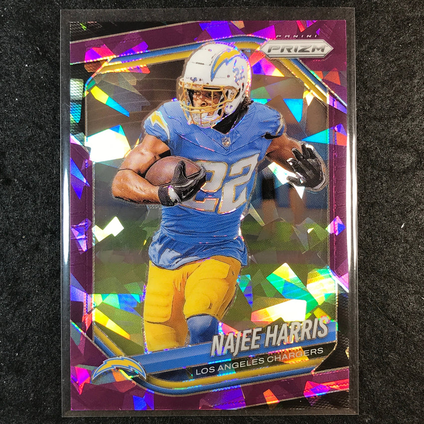 2025 Prizm Football NAJEE HARRIS Base Purple Ice /225 #32