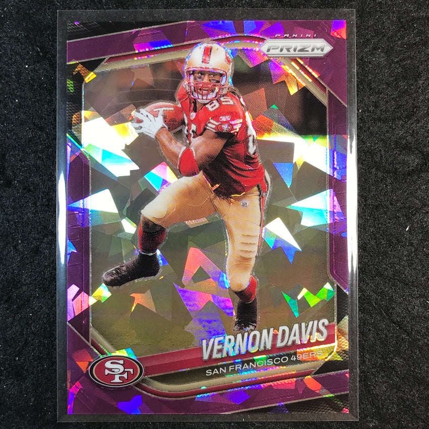 2025 Prizm Football VERNON DAVIS Base Purple Ice /225 #39