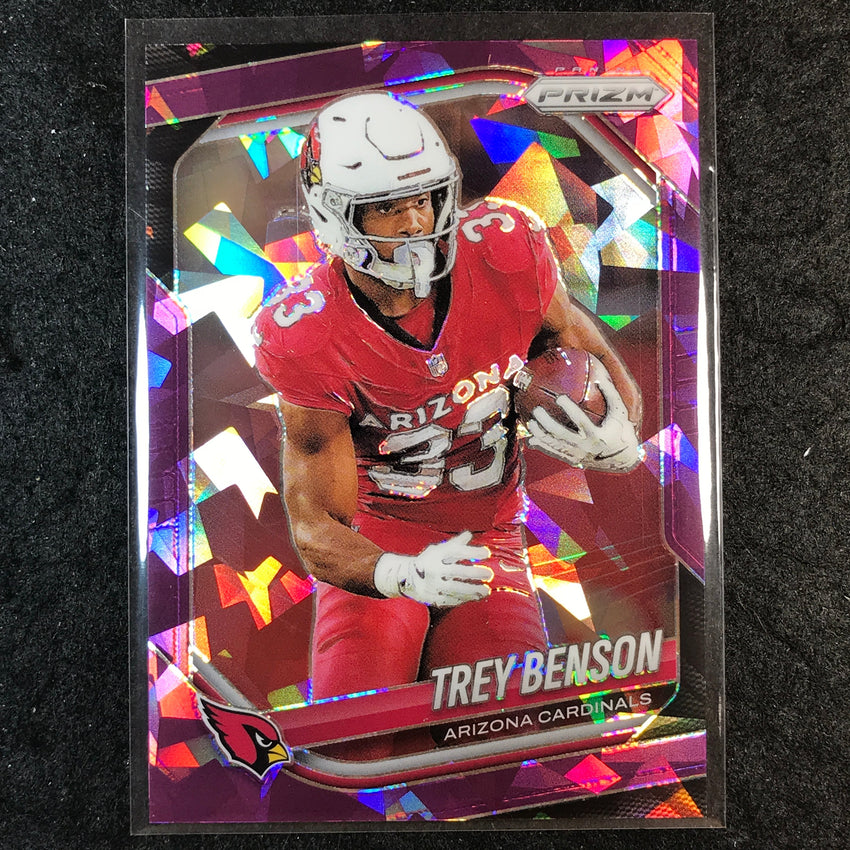 2025 Prizm Football TREY BENSON Base Purple Ice /225 #69