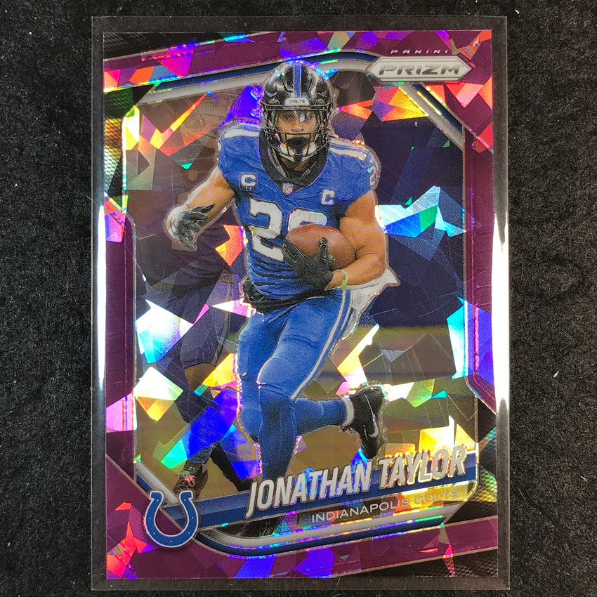 2025 Prizm Football JONATHAN TAYLOR Base Purple Ice /225 #108
