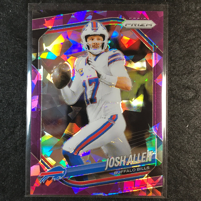 2025 Prizm Football JOSH ALLEN Base Purple Ice /225 #167