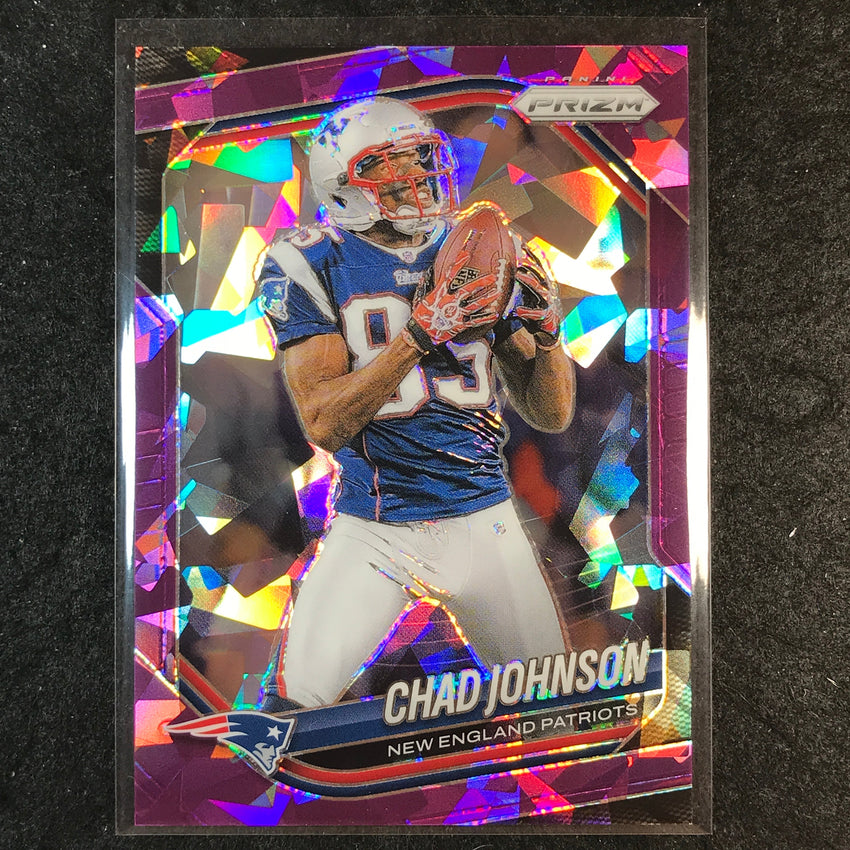 2025 Prizm Football CHAD JOHNSON Base Purple Ice /225 #180