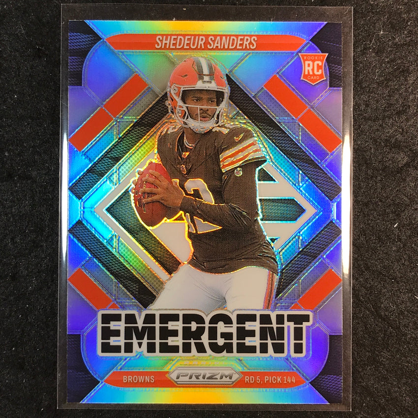 2025 Prizm Football SHEDEUR SANDERS Emergent Rookie Silver #17
