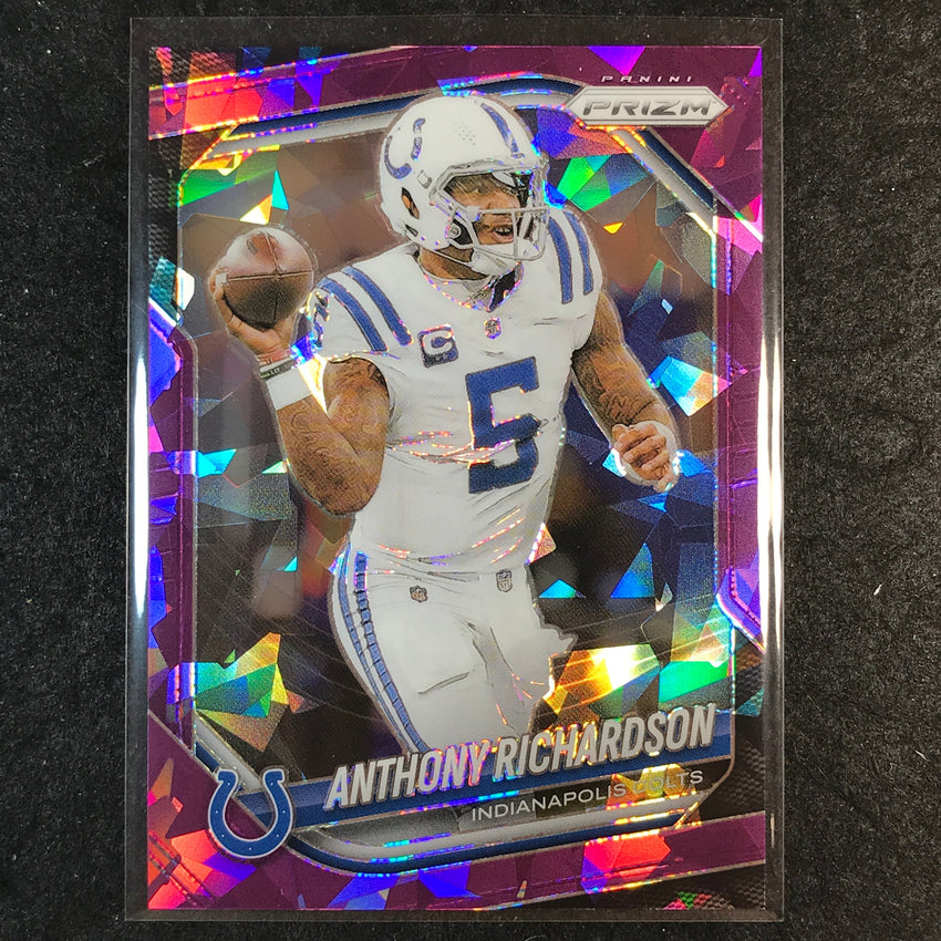 2025 Prizm Football ANTHONY RICHARDSON Base Purple Ice /225 #193