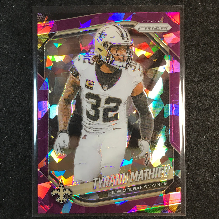2025 Prizm Football TYRANN MATHIEU Base Purple Ice /225 #196