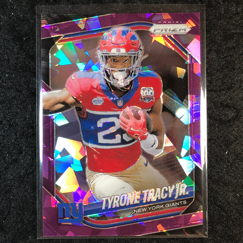 2025 Prizm Football TYRONE TRACY JR. Base Purple Ice /225 #203