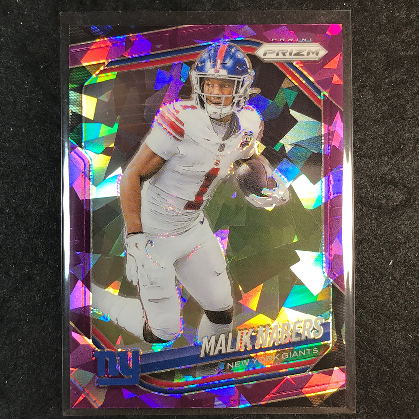 2025 Prizm Football MALIK NABERS Base Purple Ice /225 #206