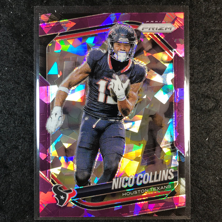 2025 Prizm Football NICO COLLINS Base Purple Ice /225 #231
