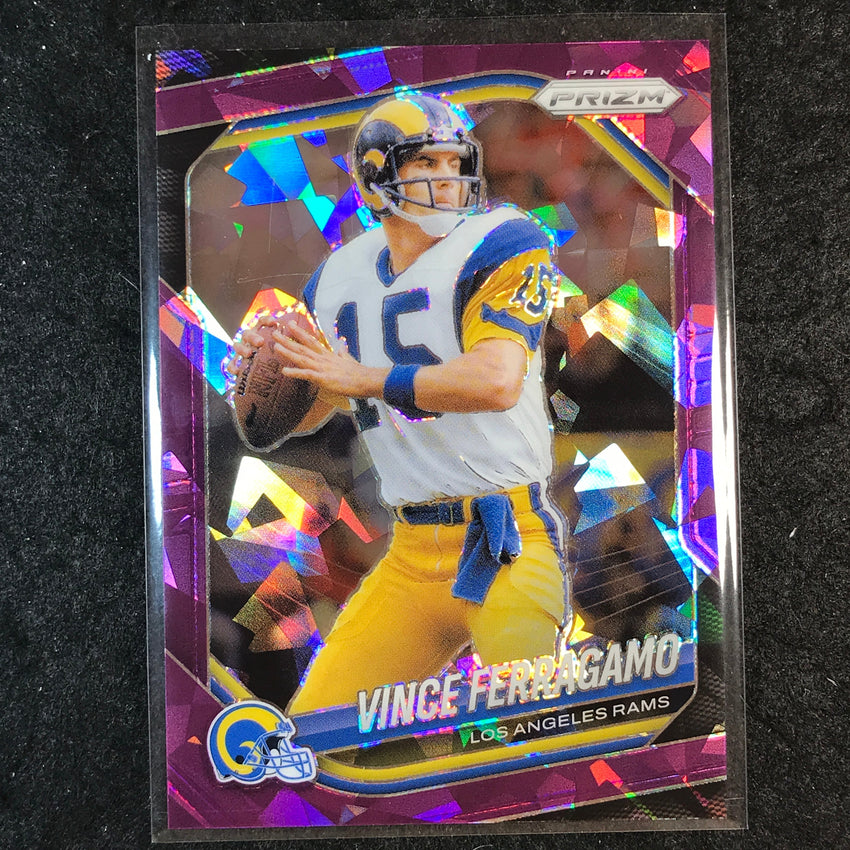 2025 Prizm Football VINCE FERRAGAMO Base Purple Ice /225 #240