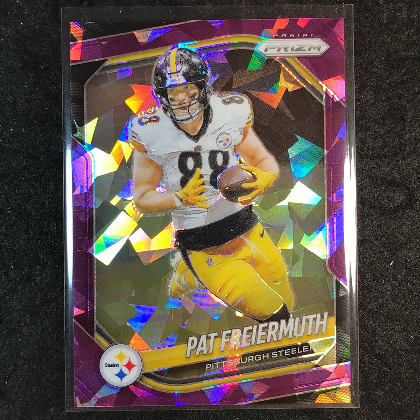 2025 Prizm Football PAT FREIERMUTH Base Purple Ice /225 #243