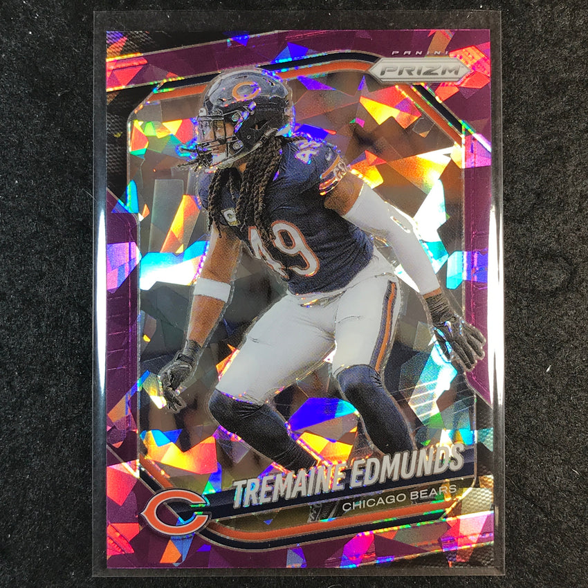 2025 Prizm Football TREMAINE EDMUNDS Base Purple Ice /225 #245