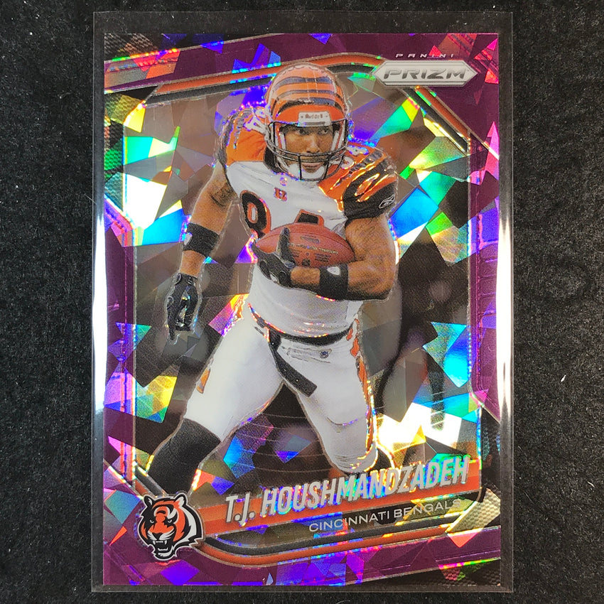 2025 Prizm Football T.J. HOUSHMANDZADEH Base Purple Ice /225 #247