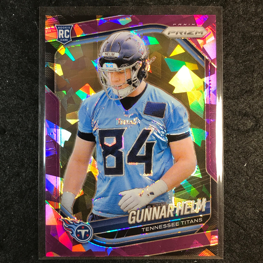 2025 Prizm Football GUNNAR HELM Rookie Base Purple Ice /225 #359