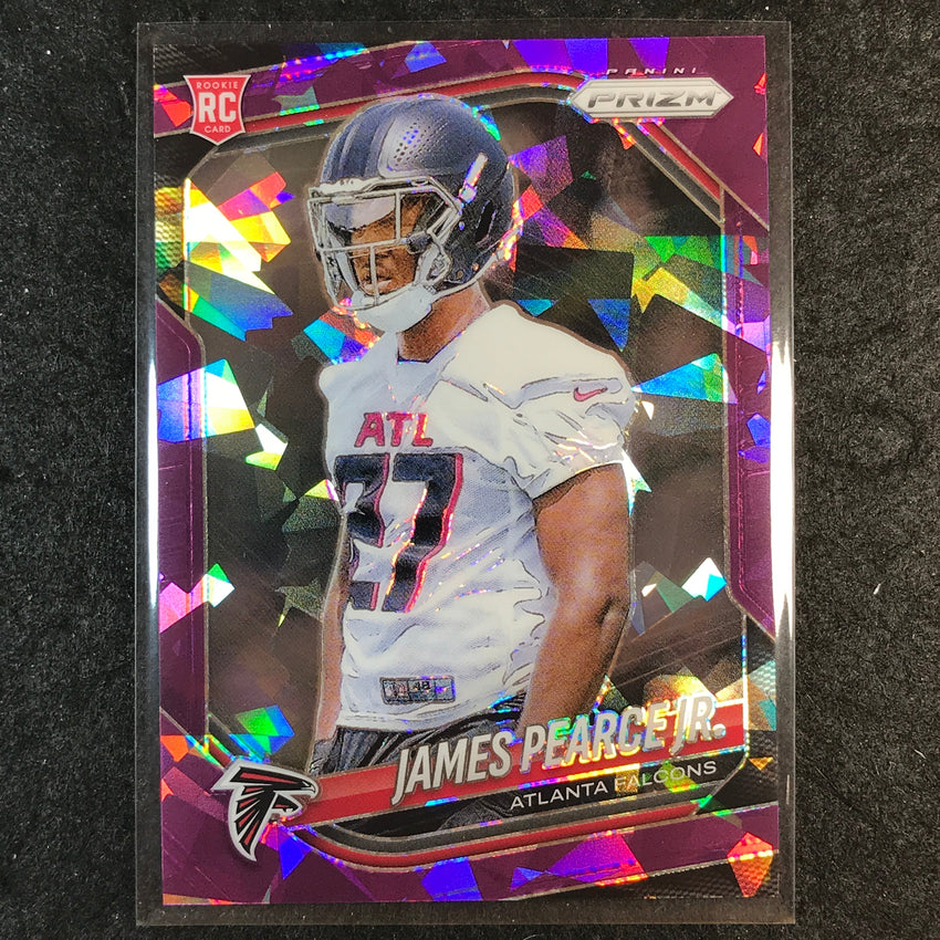 2025 Prizm Football JAMES PEARCE JR. Rookie Base Purple Ice /225 #364