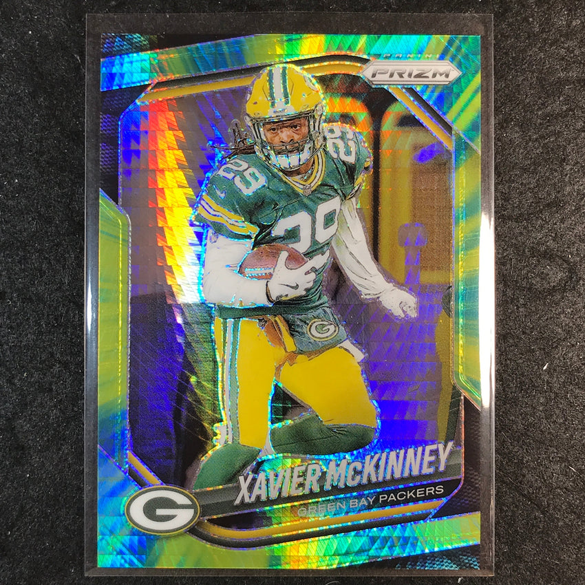 2025 Prizm Football XAVIER MCKINNEY Base Hyper /200 #66