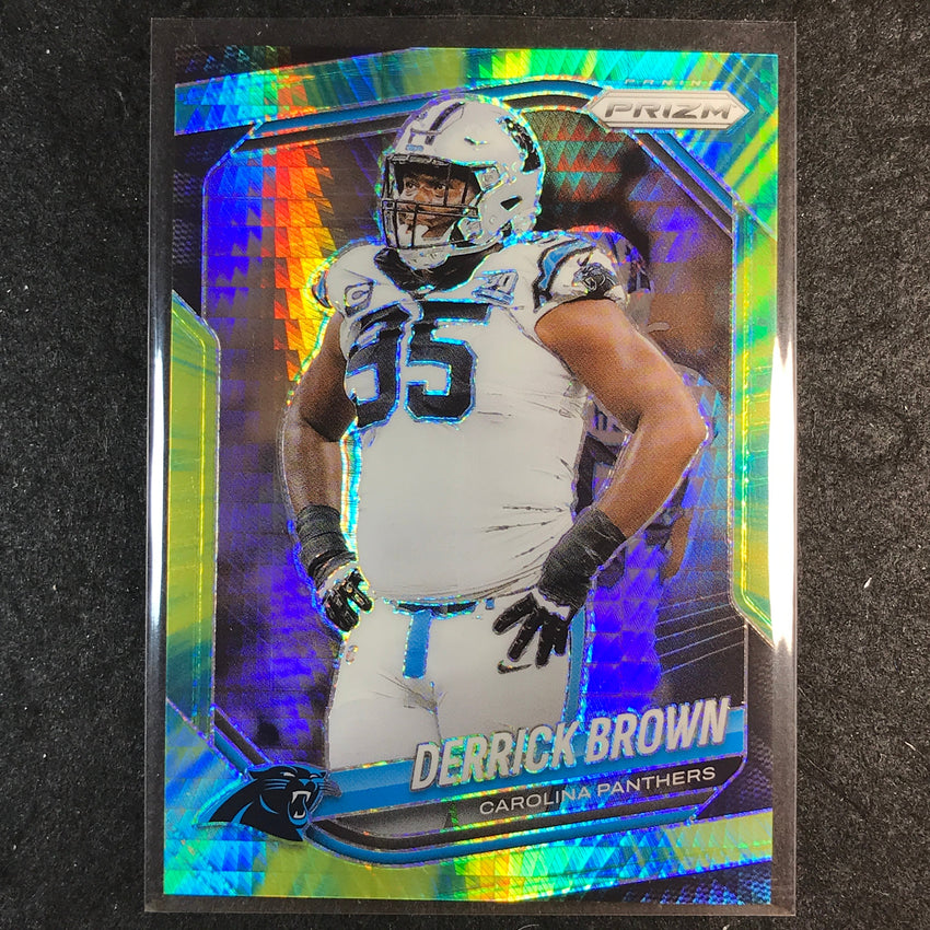 2025 Prizm Football DERRICK BROWN Base Hyper /200 #76