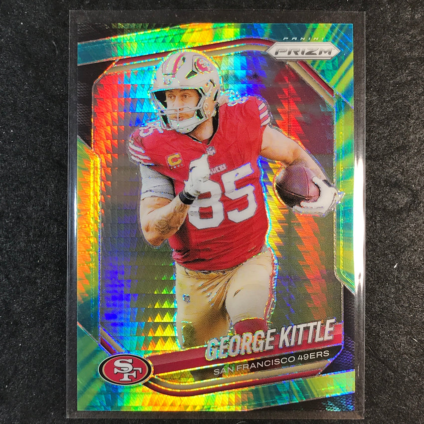 2025 Prizm Football GEORGE KITTLE Base Hyper /200 #94