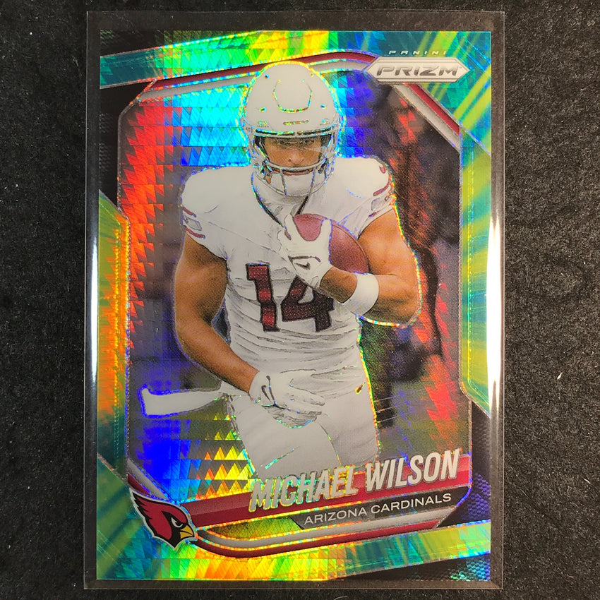 2025 Prizm Football MICHAEL WILSON Base Hyper /200 #145