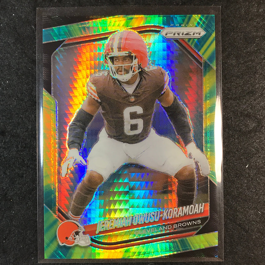 2025 Prizm Football JEREMIAH OWUSU-KORAMOAH Base Hyper /200 #159