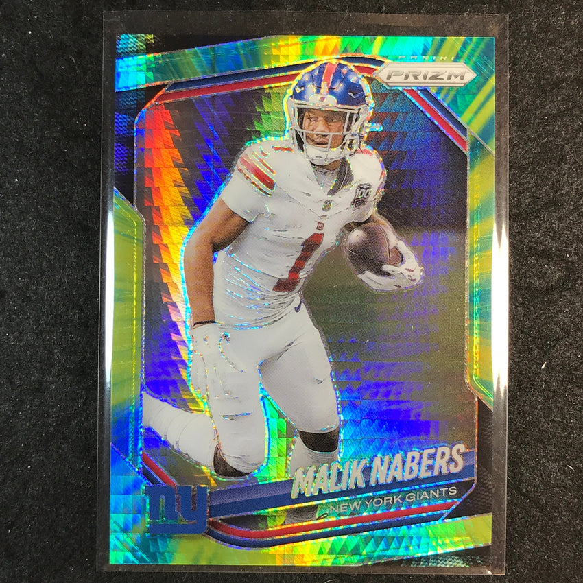 2025 Prizm Football MALIK NABERS Base Hyper /200 #206