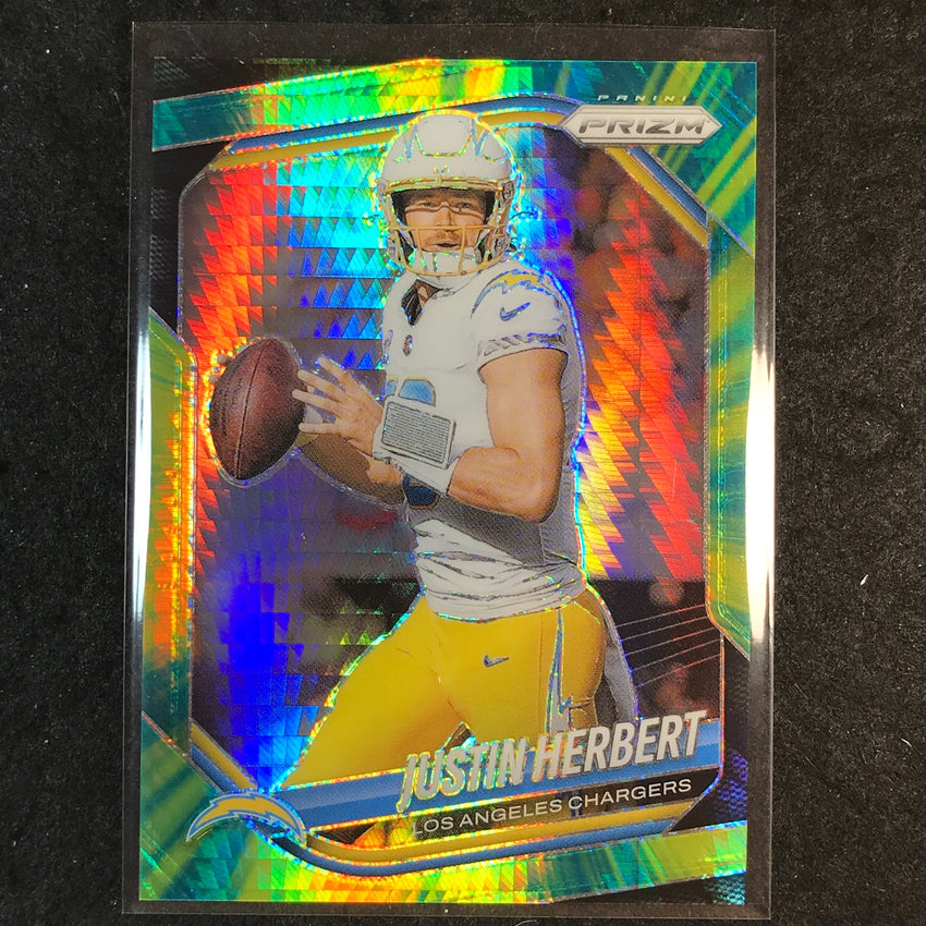 2025 Prizm Football JUSTIN HERBERT Base Hyper /200 #215
