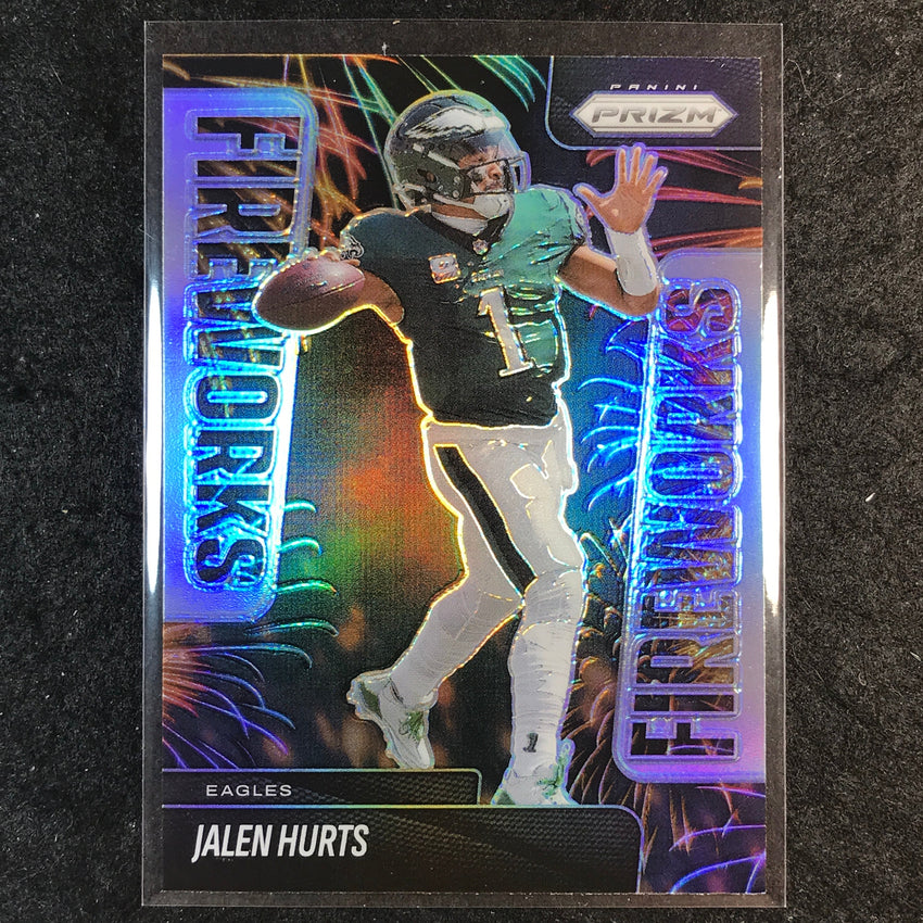 2025 Prizm Football JALEN HURTS Fireworks Silver #5