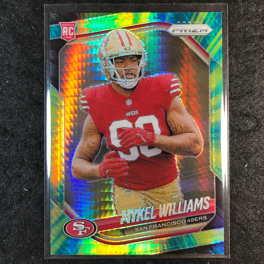 2025 Prizm Football MYKEL WILLIAMS Rookie Base Hyper /200 #304