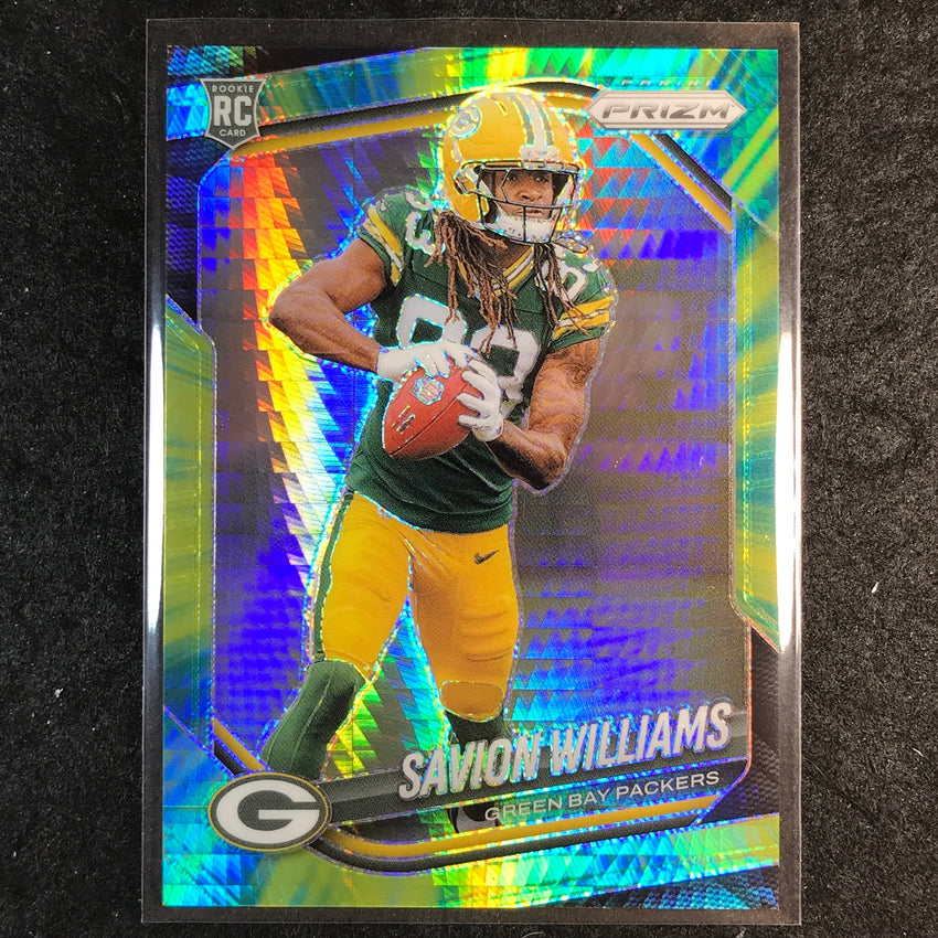 2025 Prizm Football SAVION WILLIAMS Rookie Base Hyper /200 #306