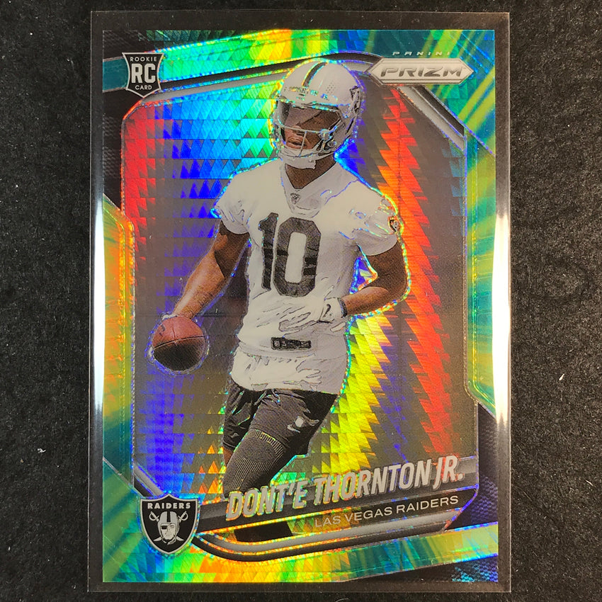 2025 Prizm Football DONT'E THORNTON JR. Rookie Base Hyper /200 #369