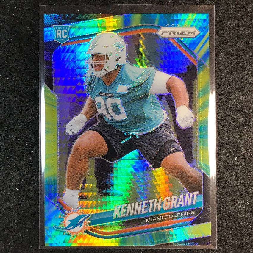 2025 Prizm Football KENNETH GRANT Rookie Base Hyper /200 #374