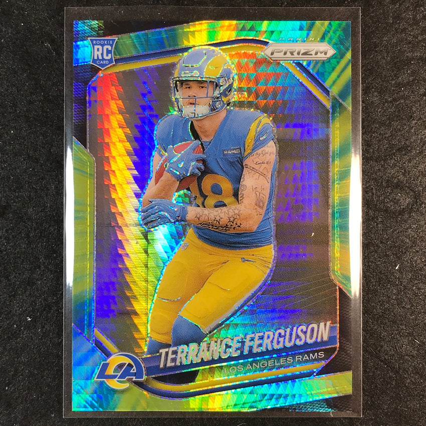 2025 Prizm Football TERRANCE FERGUSON Rookie Base Hyper /200 #379