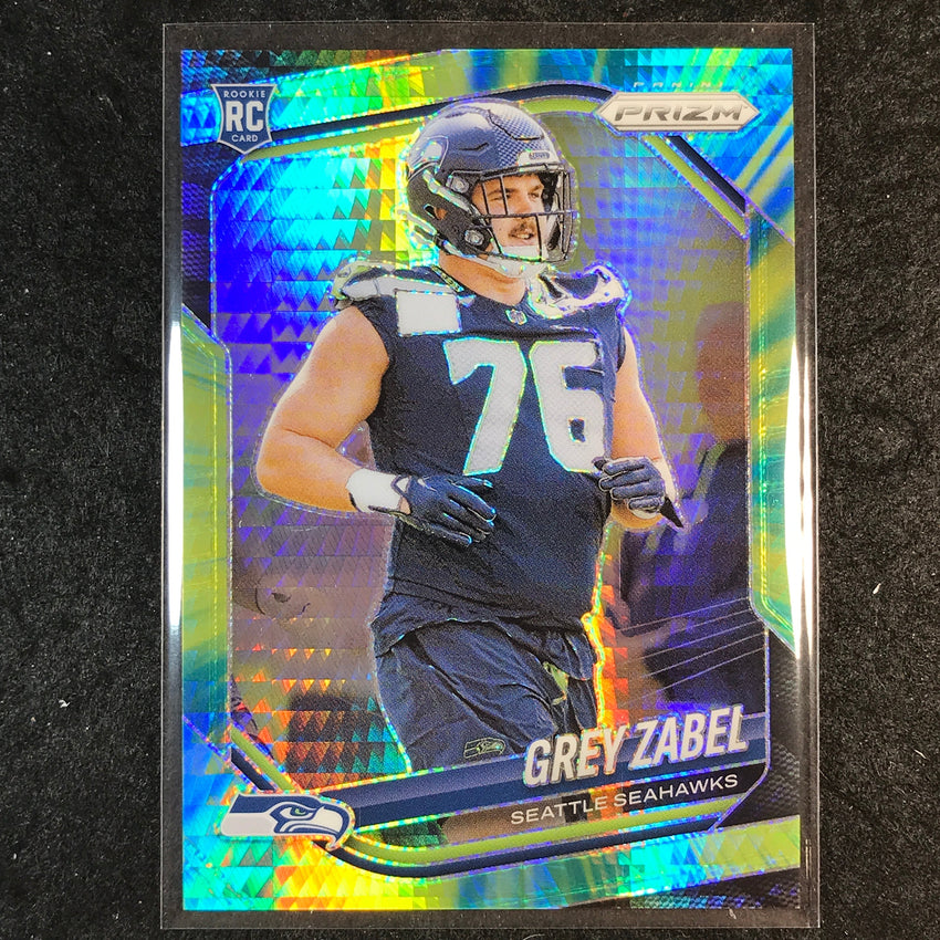 2025 Prizm Football GREY ZABEL Rookie Base Hyper /200 #387