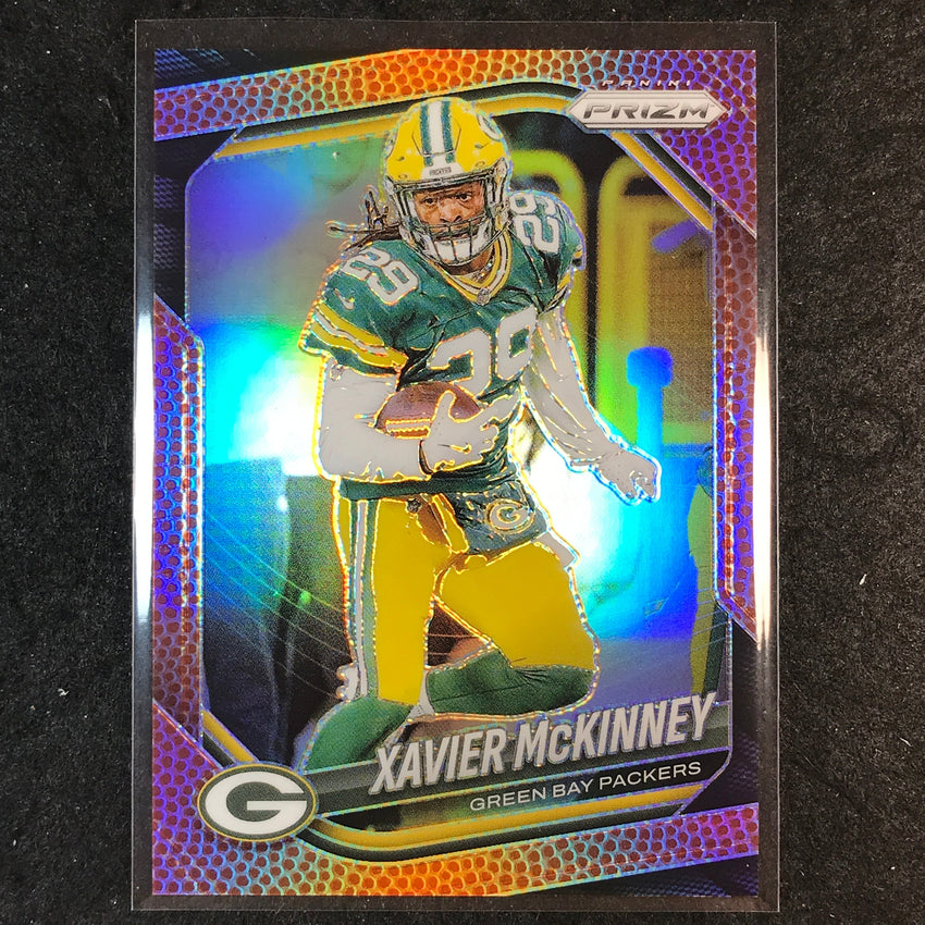 2025 Prizm Football XAVIER MCKINNEY Base Pigskin /180 #66