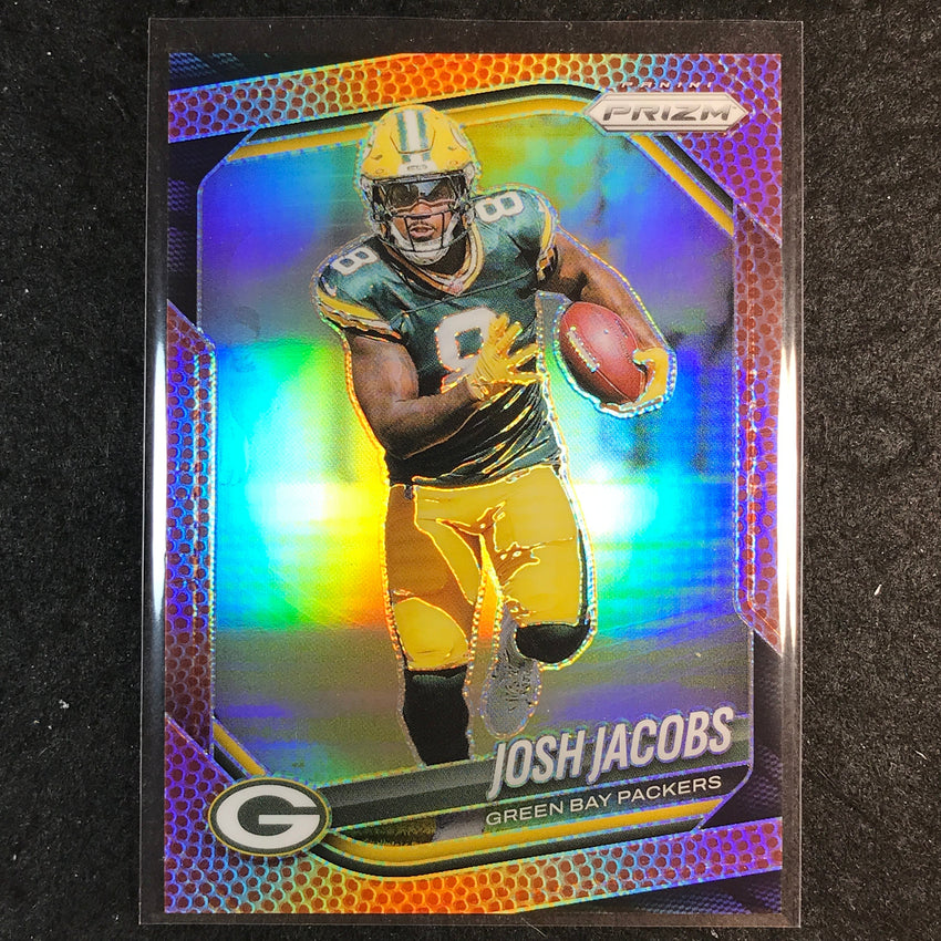 2025 Prizm Football JOSH JACOBS Base Pigskin /180 #188