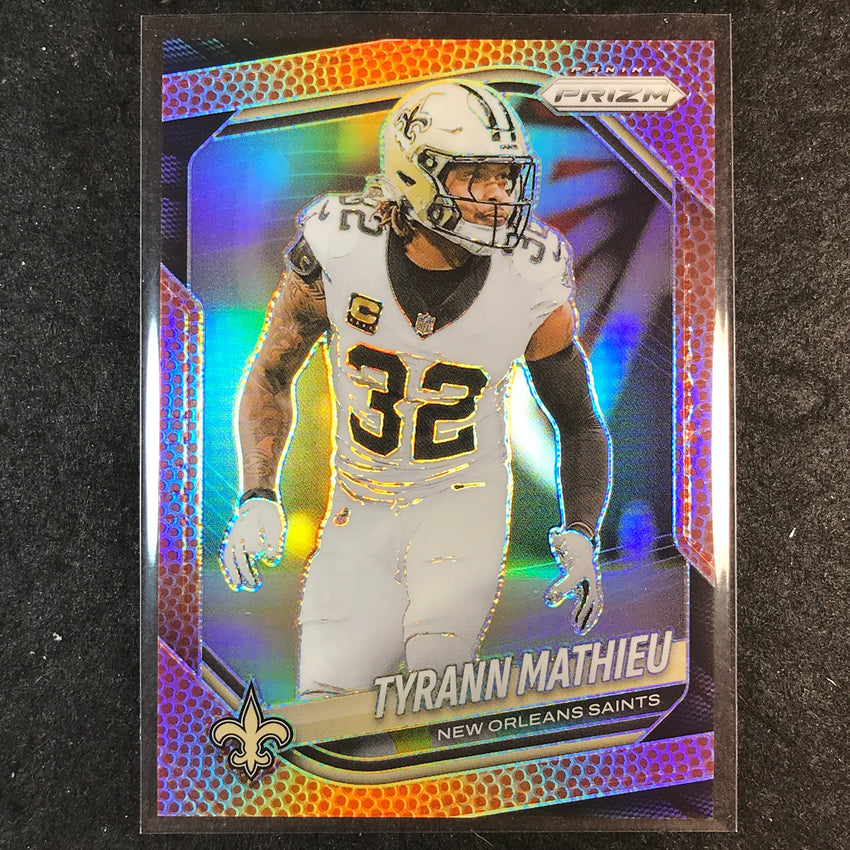 2025 Prizm Football TYRANN MATHIEU Base Pigskin /180 #196