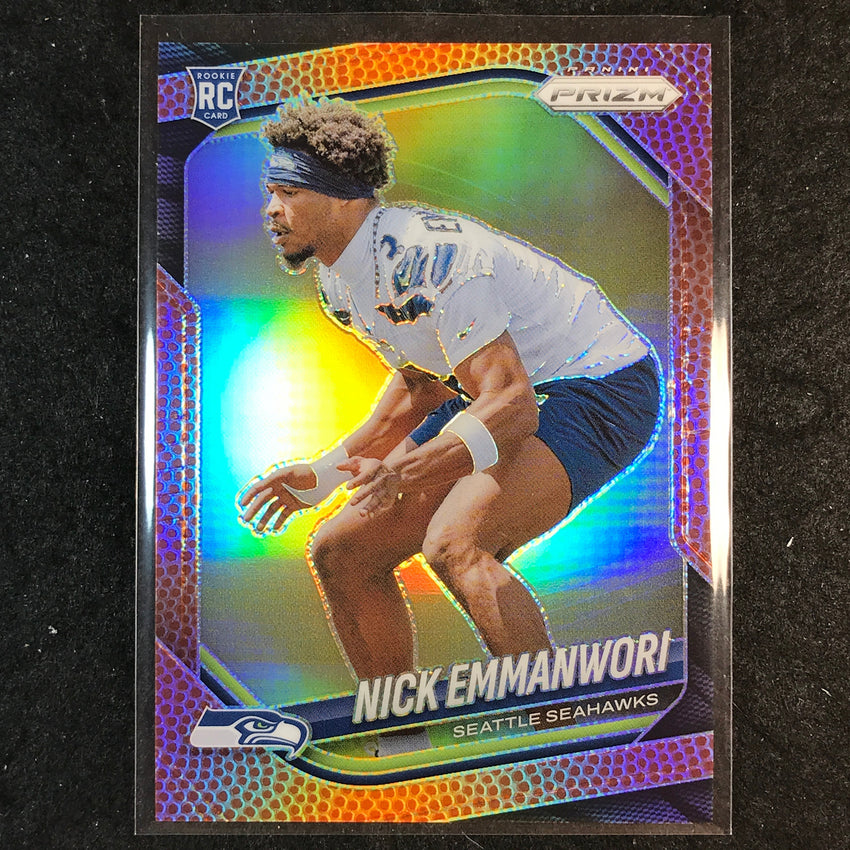 2025 Prizm Football NICK EMMANWORI Rookie Base Pigskin /180 #320