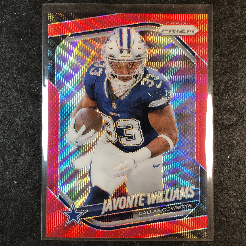 2025 Prizm Football JAVONTE WILLIAMS Base Red Wave /149 #1