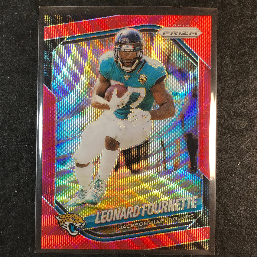 2025 Prizm Football LEONARD FOURNETTE Base Red Wave /149 #37