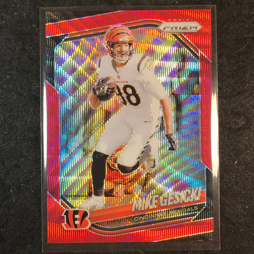 2025 Prizm Football MIKE GESICKI Base Red Wave /149 #79