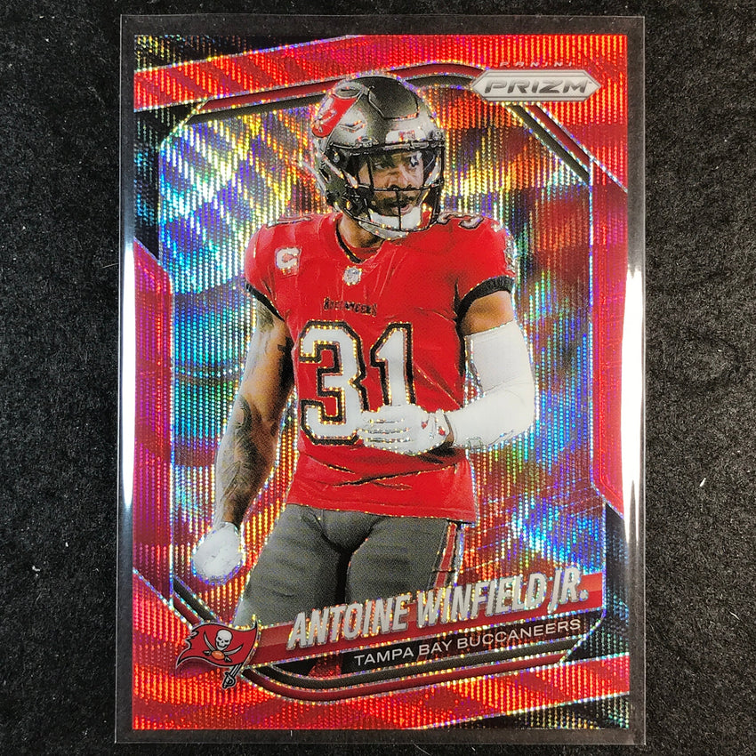 2025 Prizm Football ANTOINE WINFIELD JR. Base Red Wave /149 #114