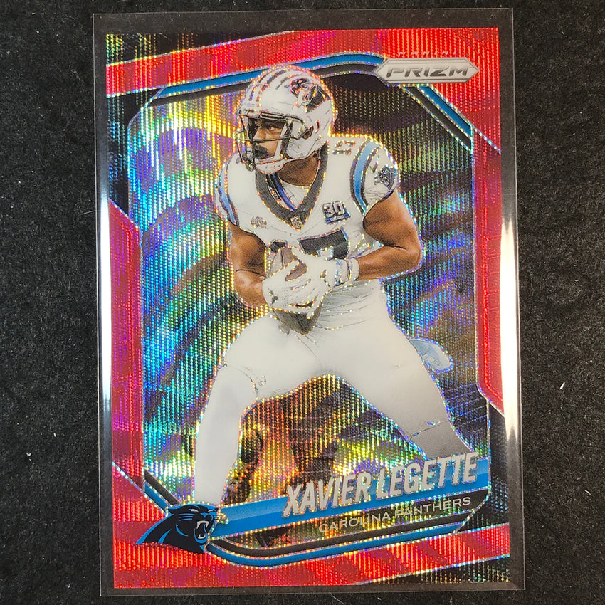 2025 Prizm Football XAVIER LEGETTE Base Red Wave /149 #118
