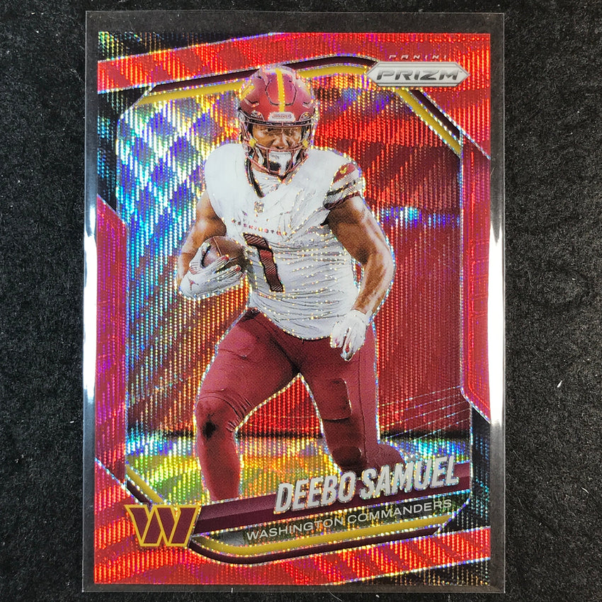 2025 Prizm Football DEEBO SAMUEL Base Red Wave /149 #133