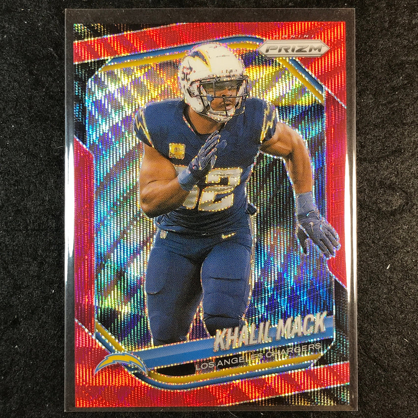 2025 Prizm Football KHALIL MACK Base Red Wave /149 #161