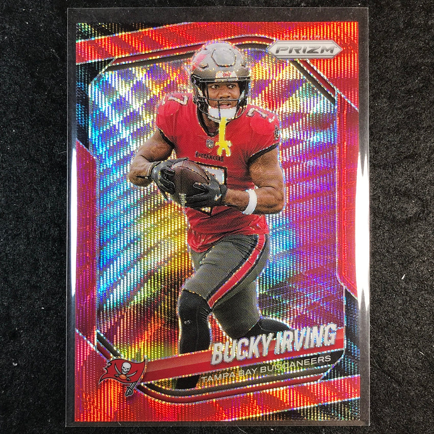 2025 Prizm Football BUCKY IRVING Base Red Wave /149 #169